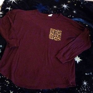 vs pink long sleeve shirt